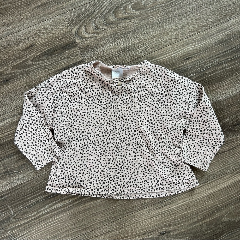 Zara girls long sleeve shirt size 2-3